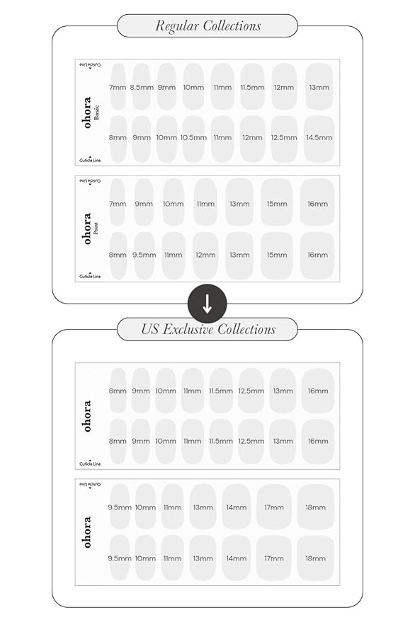 ohora Semi Cured Gel Nail Strips (N Date Night) - Extended Size Range, Works with Any UV/LED Lamps, Salon-Quality, Long Lasting, Easy to Apply & Remove - Includes 2 Prep Pads, Nail File & Wooden Stick