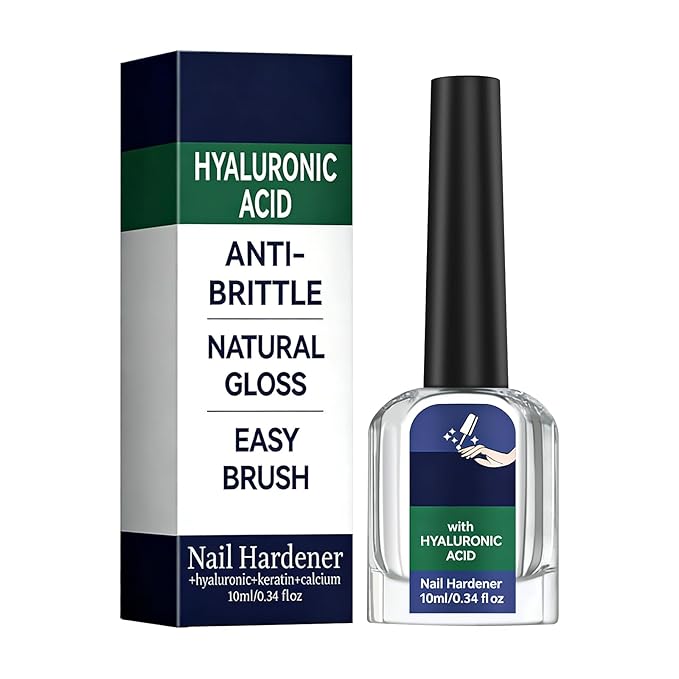 Natural Nail Hardener, Fast Absorbing Hyaluronic acid Nail Care Solution for Cracked Cuticles&Dry Nails, Improve Nail Gloss Moisturizes Conditions and Strengthens Resilient Cuticle Oil-1 Pc