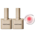 MAYCHAO Blooming Gel and No Wipe Gel Top Coat Nail Polish Set, for Spreading Effect Marble Natural Stone Watercolor Floral Print Nail Art Painting