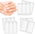 1368 Pcs French Stickers for Nails, 36 Sheets 3 Designs Self-Adhesive French Tip Stickers for Nail Design DIY Tip Guide (3 Types of arcs)
