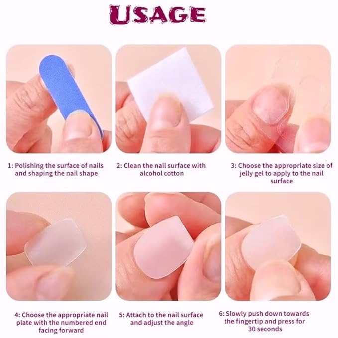 Press On Nails - Short Coffin Handmade Unique Fake Nails, Artistic Design, Thick Acrylic and Muti-Layer Gel False Nails, Reusable UV Gel Cured Sturdier 3D Fake Nails,DIY Art Decorate