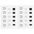 2pcs Nail Coloring Pad Diy Nail Mats Silicone Manicure Mat Manicure Coloring Pad Nail Art Mat Manicure Coloring Mat Salon Supplies Manicure Mats Nail Art Practice Mat Manicure Tool