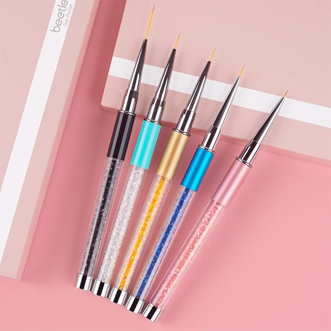 Beetles UV Gel Nail Brush and Nail Art Liner Brushes for Nail Art Design