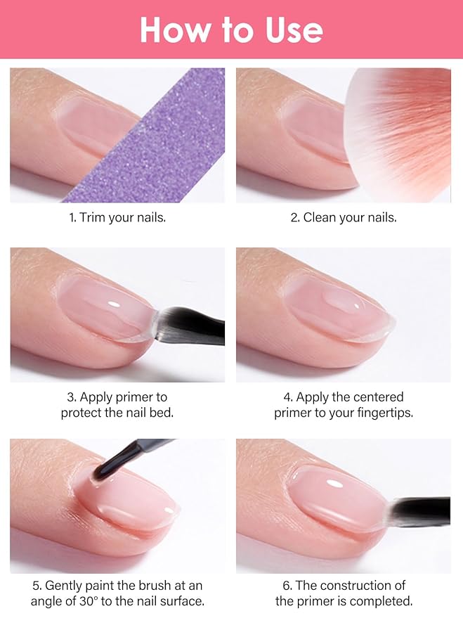 100g Builder Gel for Nails, EBANKU 7 in 1 Clear Builder Nail UV Gel Strengthener Nail Enhancement Building Apex Rhinestone Glue in a Bottle Base Polish Coat for Extension DIY Salon Home