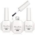 MelodySusie Hema Free Builder Nail Gel for Nails Thickening, 0.5 Fl Oz, Soak Off UV Extension Gel, Nail Art Design Salon DIY Manicure at Home for Women 3PCS