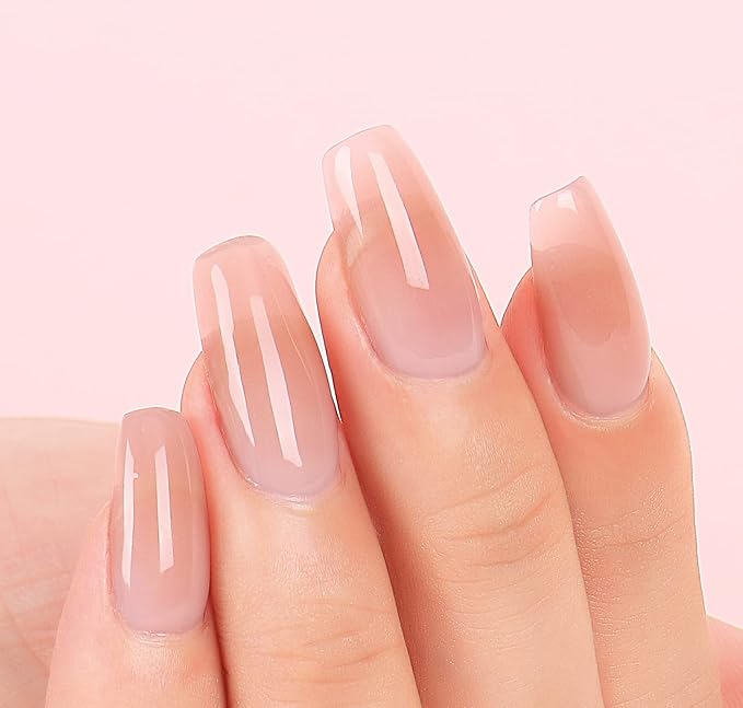 AIMEILI Sheer Color Builder Base Gel for Nails, Hema Free, Cruelty Free, Vegan, No Need Slip Solution, Soak Off Gel Nail Polish 6pcs X 10ml - Kit Set 38
