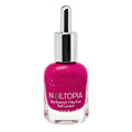 Nailtopia - Plant-Based Chip Free Nail Lacquer - Non Toxic, Bio-Sourced, Long-Lasting, Strengthening Polish - Spill The Juice (Magenta) - 0.41oz