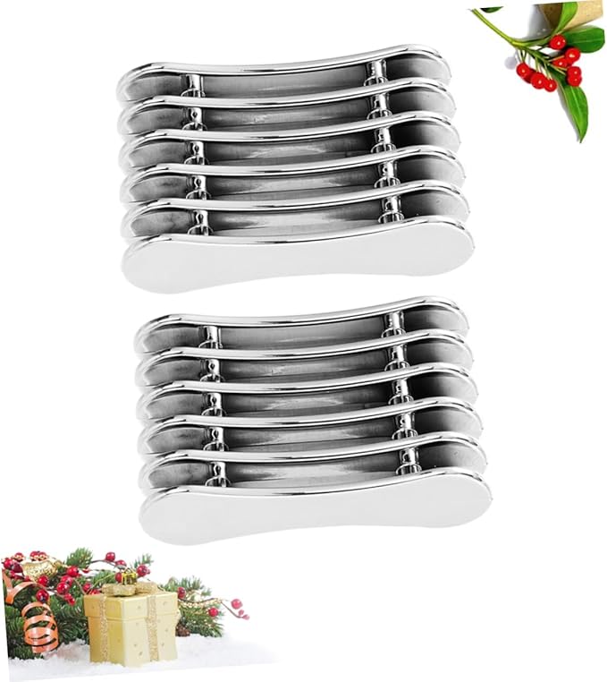 2Pcs Mini Nail Art Pen Holder Metal Stand Silver and Gold Nail Brush Rest Organizer for Manicure Tools Portable Tech Supplies