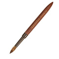 100% Pure Kolinsky Hair Acrylic Nail Brush Sandalwood Handle Professional Manicure Brushes for Powder Nail Acrylic Application - Salon & DIY Nail Art Essentials - Size 10, 1.0 Count
