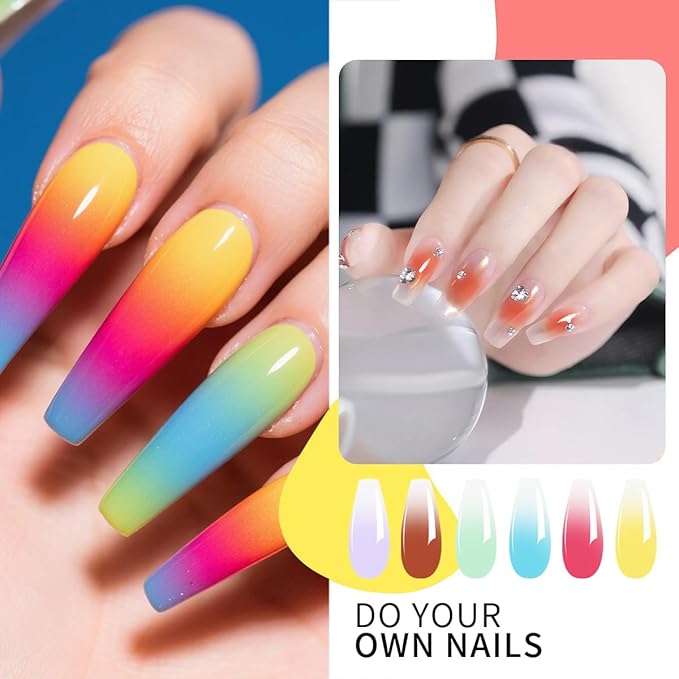78 Colors Ombre Gel Polish Set Sponge Pat Paint Nail Gel for Gradient Color Floral Designs and Artistic Painting PatGel Polish for Professional Nail Art Creative DIY