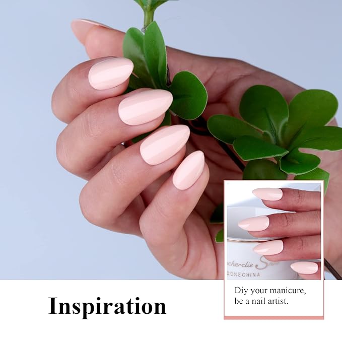 Imtiti Nude Gel Nail Polish, 0.5 Fl Oz Nude Beige Gel Polish for Neutral Skin Tones, DIY Nail Art Starter Kit