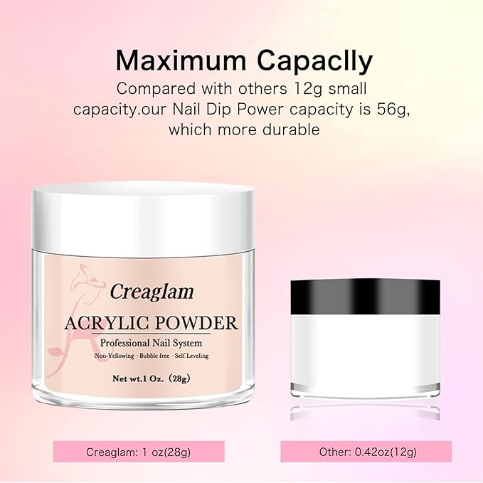 Super Acrylic Powder 28g: 3Pcs Large Capacity Imperial Topaz Carnelian Nail Polymer for 3D Art Carving French Extension - 1oz. Autumn Blonde Professional Acrylic Powder No Need Lamp