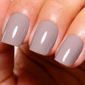 Gel Polish, 0.5 Fl Oz Light Brown Gel Nail Polish Nude Autumn Winter Soak Off LED UV Light Coffee Gel Nail Polish Art Starter Manicure Salon DIY Nail Gel Polish