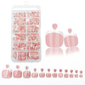 120Pcs French Tip Press on Nails Short Square Fake Nails Chrome Mirror Acrylic Nails Glossy Nature Artificial False Nails Nude Glue on Nails for Women Girls Manicure Nails Decoration