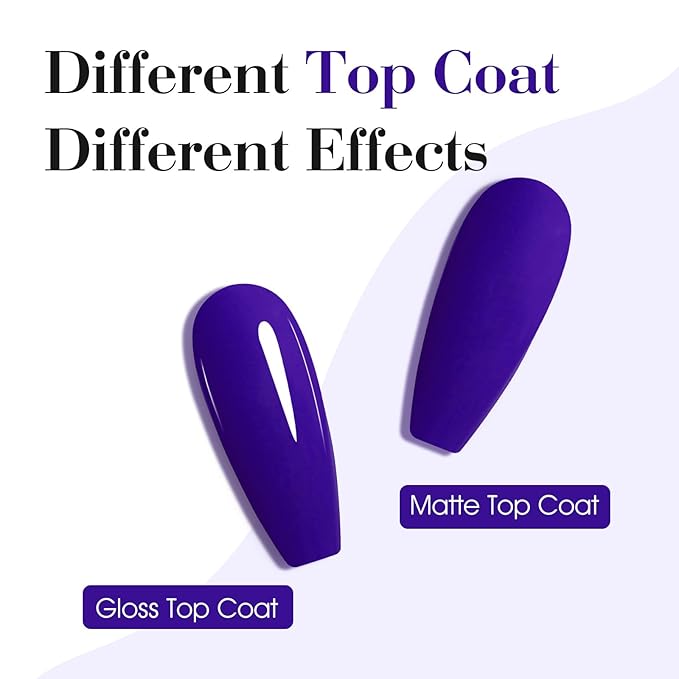 CANNI Royal Blue Gel Nail Polish, 1Pcs Navy Blue Gel Polish Dark Cobalt Deep Color Soak Off U V Nail French Nail Manicure Salon DIY