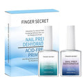 X-Strength Nail Primer and Prep Dehydrator Poly Gel Nail Kit,Nails Fast Dry Prep Base Coat Kit for Design Nail Art in Salon or Home Use 18ml/0.63floz