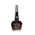 MASGLO GEL EVOLUTION Nail Polish Gel Effect, No UV/Led Lamp Required, Duration up to 12 day, 1 peice color Gel sin necesidad de lampara UV/Led, hasta 12 dias de duracion (FIESTA)