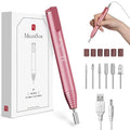 MelodySusie PocketNail Slim Ergonomic Pen-Shaped USB Nail Drill, PC100G 20000RPM Portable Electric File for All Manicure, Pedicure Nail Care, Shaping & Gel Removal at Home for Beginners