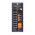 Dashing Diva Gloss Nail Strips - Hey Pumpkin - UV Free, Chip Resistant, Long Lasting Gel Nail Stickers - 3-Piece Manicure Set - Contains 32 Wraps, 1 Prep Pad, 1 File