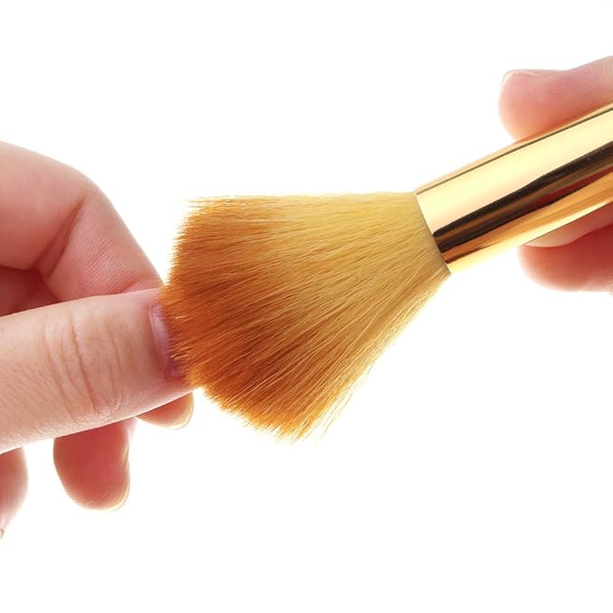 SILPECWEE 1Pc Double-Head Acrylic Nail Art Brushes UV Gel Nail Gradient Shading Pen Nail Remove Dust Powder Brush Manicure Tools