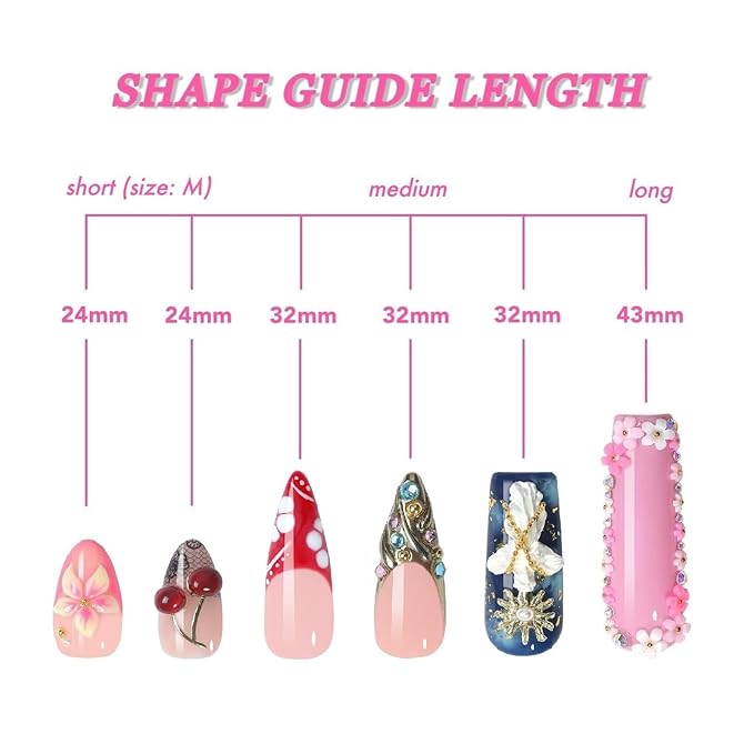 Handmade Luxury French Press On Nails, Leopard Amber Tortoiseshell 3D Cherry Short Almond Fake Nails, Salon Quality Acrylic Nail Tips with Brown Floral & Gold Accents, Holiday Vibe 10pcs Reusable Set