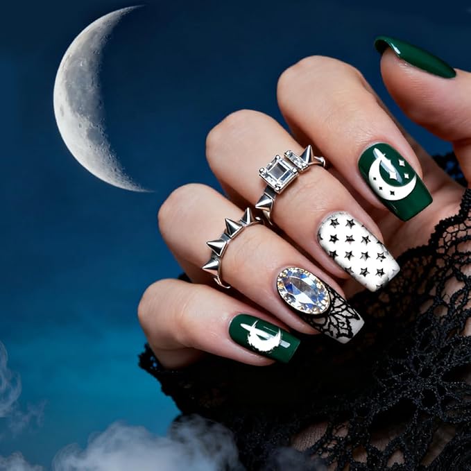 PH PandaHall 3pcs Moon Phases Nail Stamping Plate Night Sky Nail Art Templates Star Lunar Manicure Stamper Plate Planet Meteors Nails Art Stencils for Women Print Manicures Salon Design Supplies