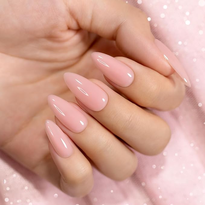 RARJSM Rubber Base Gel Nail Polish Pastel Pink Nude Skin Tone Rubber Base for Nails Natural Nude Color French Manicure Brush on Extend Gel Builder Soak Off Curing Requires 15ml Salon Home DIY Use