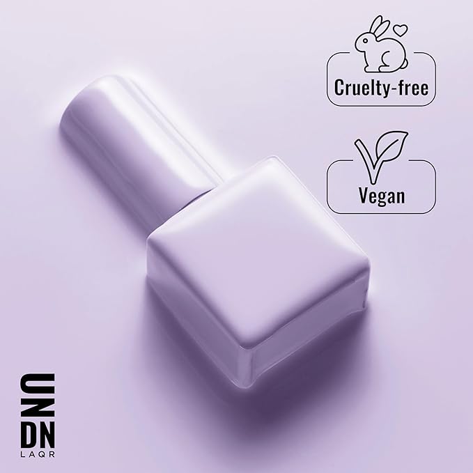 UNDN Vegan Nail Polish - Third Eye - Lavender Purple Nail Polish for Women and Men - Long Lasting, Air Dry, Durable Finish - Cruelty Free - 0.5 oz