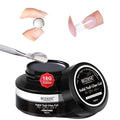 MIZHSE Solid Nail Glue Gel for Press on Nails, 18g 3 in 1 Nail Glue Gels for Fake Nails Strong Adhesive Solid Gel Rhinestone Glues U V LED Lamp Cured Needed Nail Salon Home DIY