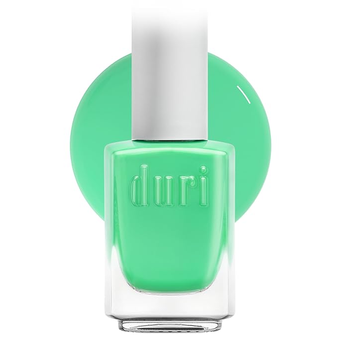 duri Nail Polish, 102S Summer Rain, Cool Pastel Mint