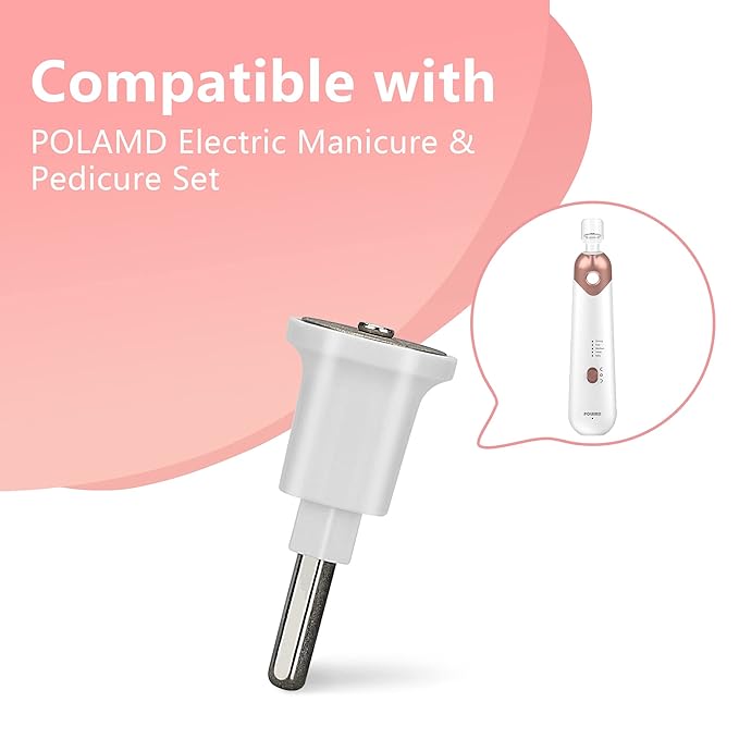 Sapphire Wheel, Nail Drill Bit for POLAMD Professional Manicure Pedicure Set for Trimming, Filing and Shaping Nails(Device not Included)