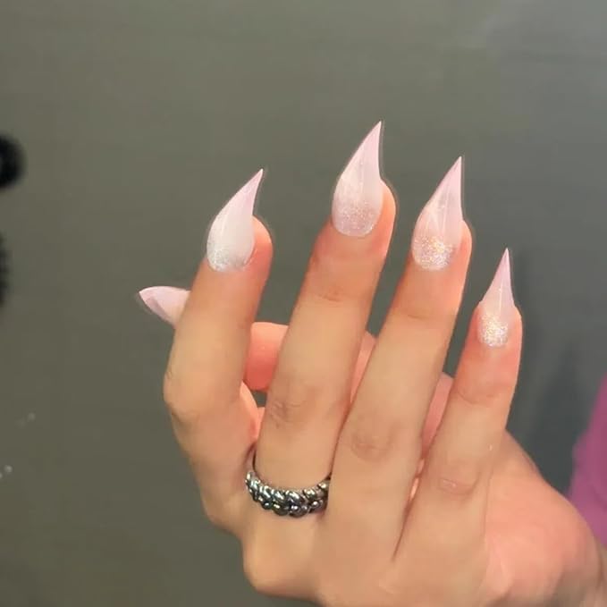 Short Polished Press On Nails Detachable Reusable Fake Nail Eagle Cat Dragon Claw With Gel Glue