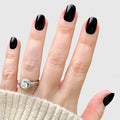 Olive & June Instant Mani Press-On Nails (Glue) | 42 Fake Nails, 21 Sizes | Non-Toxic, Long-Lasting Recycled Materials Realistic Look | Salon-Quality at Home | Short, Round | E+M