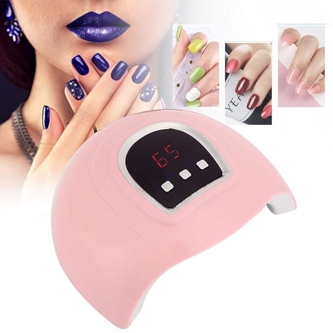 54W Nail Gel Dryer Fast Nail Lamp With Lcd Digital Display Nail Art Polish For Gel Nail Polish