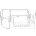 Nail Drill Holder, Mini Nail Drill Machine Storage Box Nail Art Polishing Grinding Drill Bit Holder Display Storage Box Nail Drill Grinding Bit Case Organizer