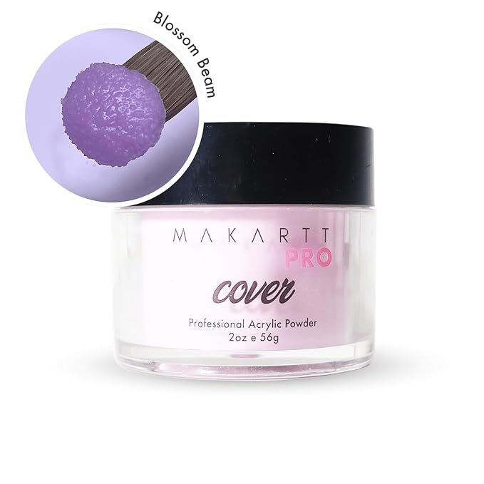 MakarttPro Acrylic Powder – Durable, Long-Lasting, Easy-Apply Formula for Nail Extensions, Overlays, Sculpting & Nail Art – 56g/2oz – Blossom Beam, Perfect for Pros and At-Home Use