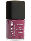 Dr’s Remedy Enriched Nail Polish: Non Toxic, All Natural, and Organic - Doctor Formulated: Strengthens, Restores, Heals, and Protects '24-Free' - BRAVE Berry