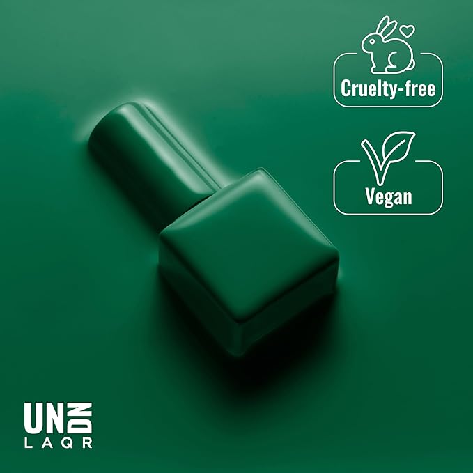 UN/DN Vegan Nail Polish - Mary Jane - Green Nail Polish - Fingernail Polish for Women and Men - Long Lasting, Cruelty Free - 0.5 oz