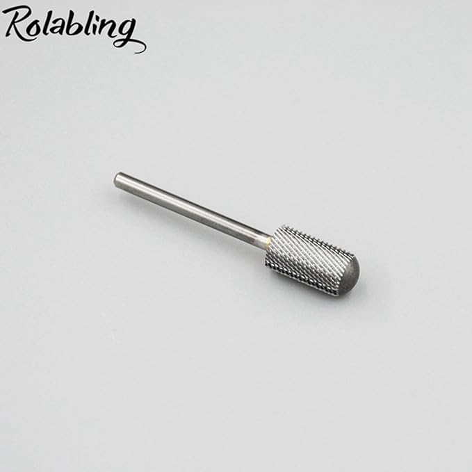 Round Head Alloy Nail Drill Bit Manicure Drilling for Nail Gel Polish Removal Nail Accessories Tool (Medium)