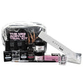 MakarttPro Mini Acrylic Nail Kit for Beginner Nail Technicians 12pcs - Starter Set with Pink & Clear Acrylic Powders, EMA Monomer, Kolinsky Brush and Nail Essentials