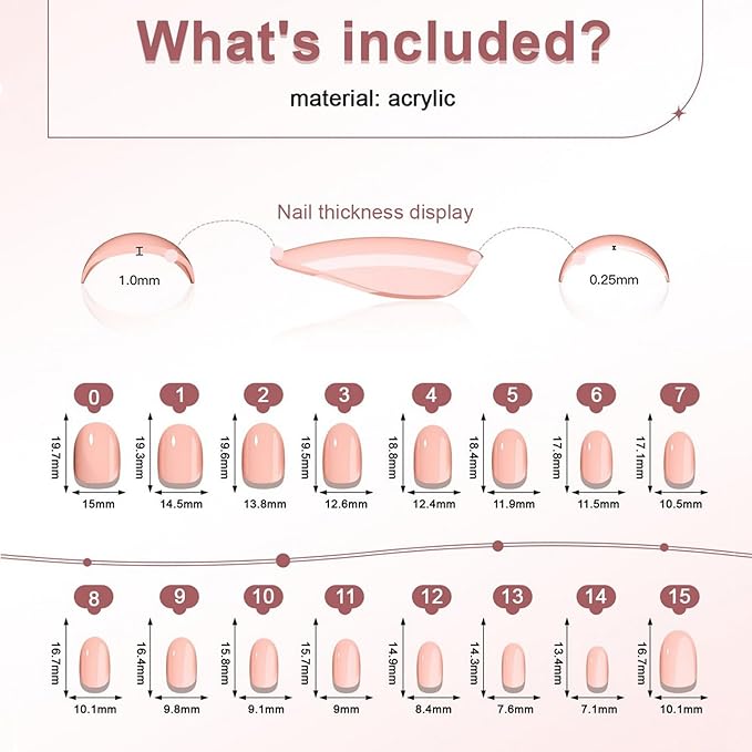 30 Pcs Almond Shaped Soft Gel Press on Nails Short Fake Nails with Glue on Nails Glossy False Nails with Chrome Designs Solid Color Acrylic Nails Full Cover Quality Stick on Nails Kit for Women