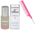 yper N𝐚iltiqu𝐞𝐬 Formula Nail Protein Treatment - Nail Booster for Harder Healthier Nails (w/SIeekshop Pink Comb) (FORMULA 1 (1/2 oz | 0.5 oz))