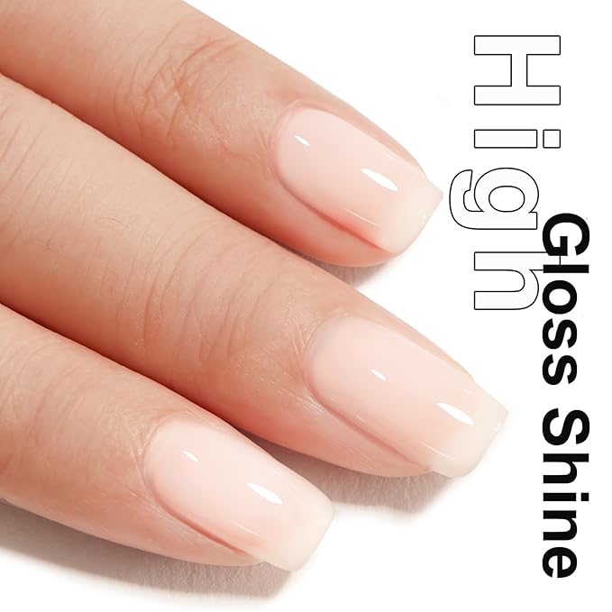 MAYCHAO Jelly Gel Nail Polish -15ML Apricot Jelly Gel Polish Soak Off UV LED Sheer Apricot Nail Polish for DIY Manicure Home Salon Nail Art, 0.5 OZ