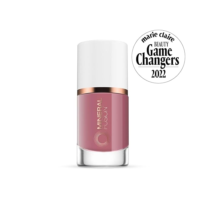 Mineral Fusion Nail Polish, Mauve Rose Pink, Flirtini Flirtini 0.33 Fl Oz (Pack of 1)