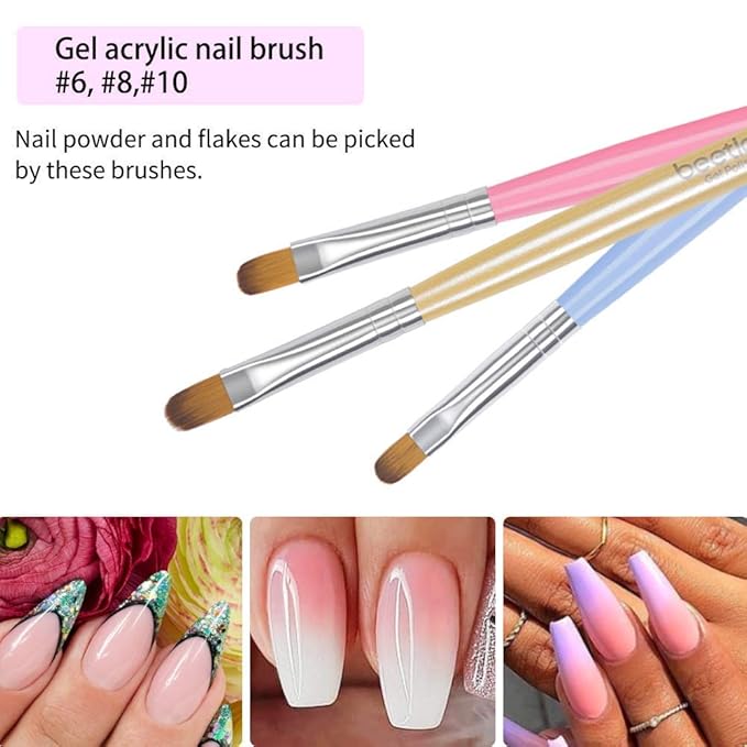 Beetles UV Gel Nail Brush and Nail Art Liner Brushes for Nail Art Design