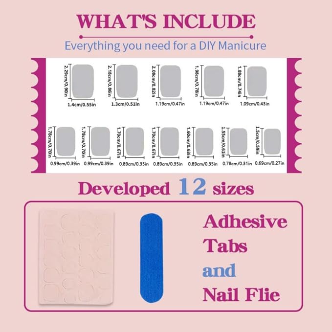 White French Tips Press on Nails - Medium Square False Nails - Gold Bow Charm Design Gold Rhinestone Glue on Nail Nude Pink Stick on Nails Glossy Summer Fake Nail for Women Manicure 24Pcs