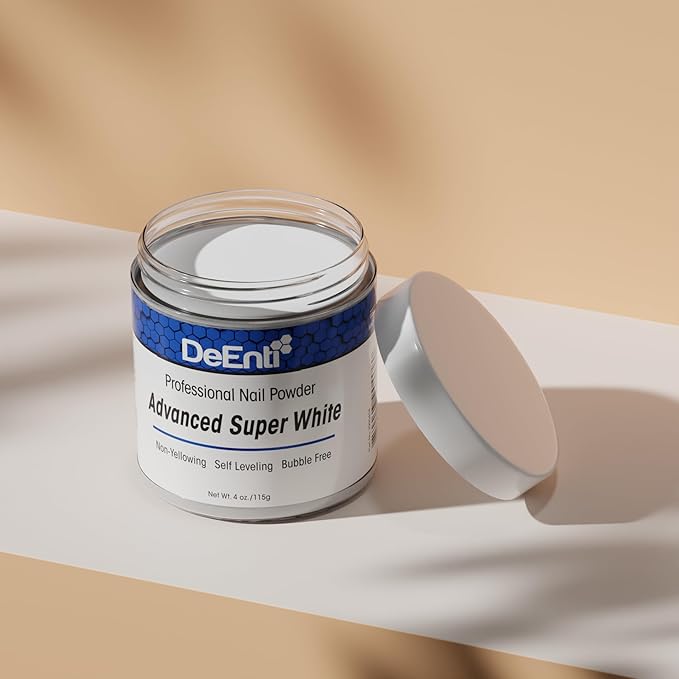 Acrylic Nail Powder - 4oz Super White | Professional Grade, Bubble-Free Acrylic Powder for Nails | Long-Lasting, Chip-Resistant Nail Acrylic Powder for Carving, Extensions & Fake Nails