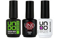 3-in-1 Rubber Base Coat + Super Shine Top Coat + Nail Primer Set – 15ML Each – Long-Lasting Gel Nail Polish System – UV LED Soak Off – Chip-Resistant, Smooth Finish