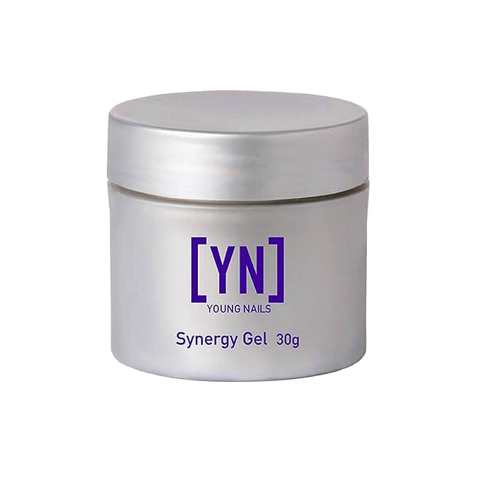 Young Nails Synergy Gel System, Building Gel - Hard Builder Gel, Superior Adhesion & Strength, Structured Nail Gel Builder - Build Gel, Pink, 30g