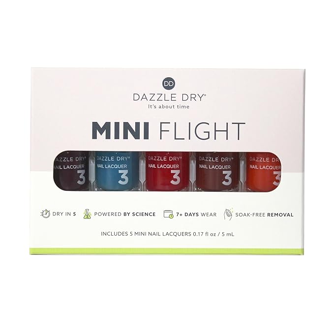 Dazzle Dry Mini Flight - Carnival - 5 Mini Lacquers